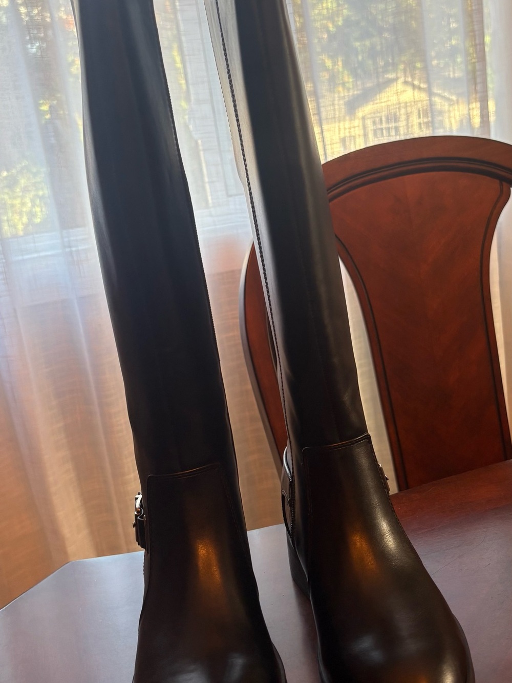 NIB SODA All I Wanted Black Knee High Riding Boots Size 8